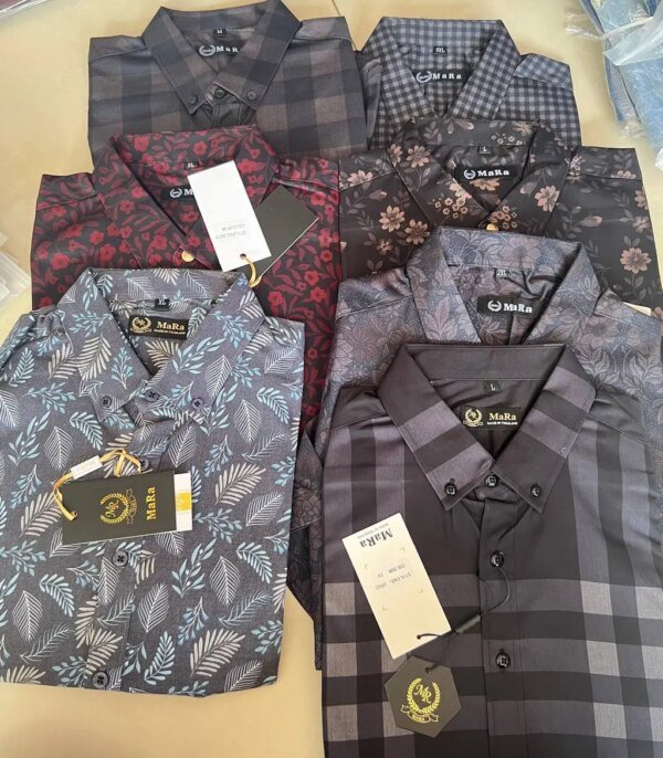 Stylish Mara Men's Button-Up Shirt - Versatile and Comfortable