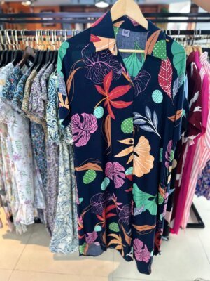 Elegant Floral Print Woman Dress