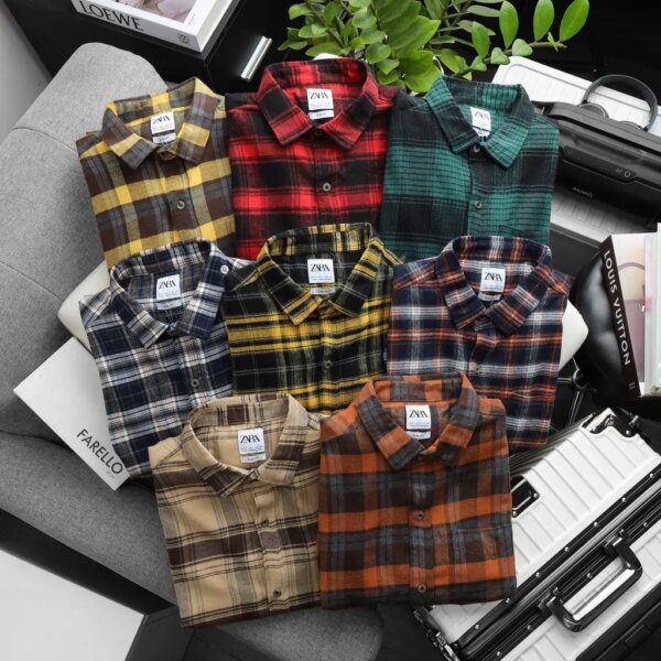 Zara Stylish Two Pockets Long Sleeve Shirt