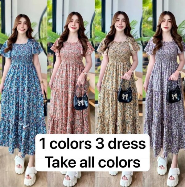 Enchanting Long Flower Dress for Every Occasion