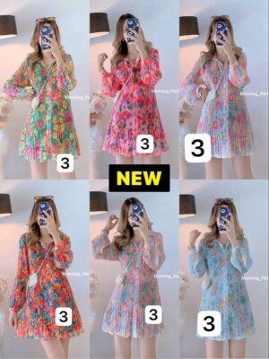 Charming Short Flower Dress for Effortless Style